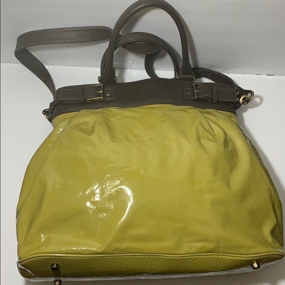 Worth Leek Amanda green leather bag satchel - Picture 9 of 16